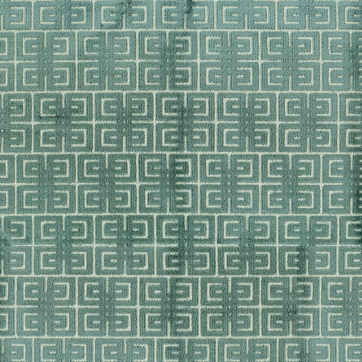 Julian 34 Aqua by ABBEYSHEA Designer Fabric 69% Rayon
36% Polyester
5% Linen CN 50,000 Double Rubs (Wyzenbeek) </p><p>Repeat: Horizontal: 2.76 in. (7 cm) up the roll and Vertical: 5.59 in. (14.2 cm) across the roll 55 in. (140 cm) - Swanky Fabrics -