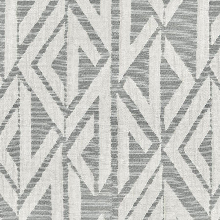 Keats # 901 Silver by Maxwell Designer Fabric Regency 100% POLYESTER INDIA V - 20" H - 13.7" 56" - Swanky Fabrics -