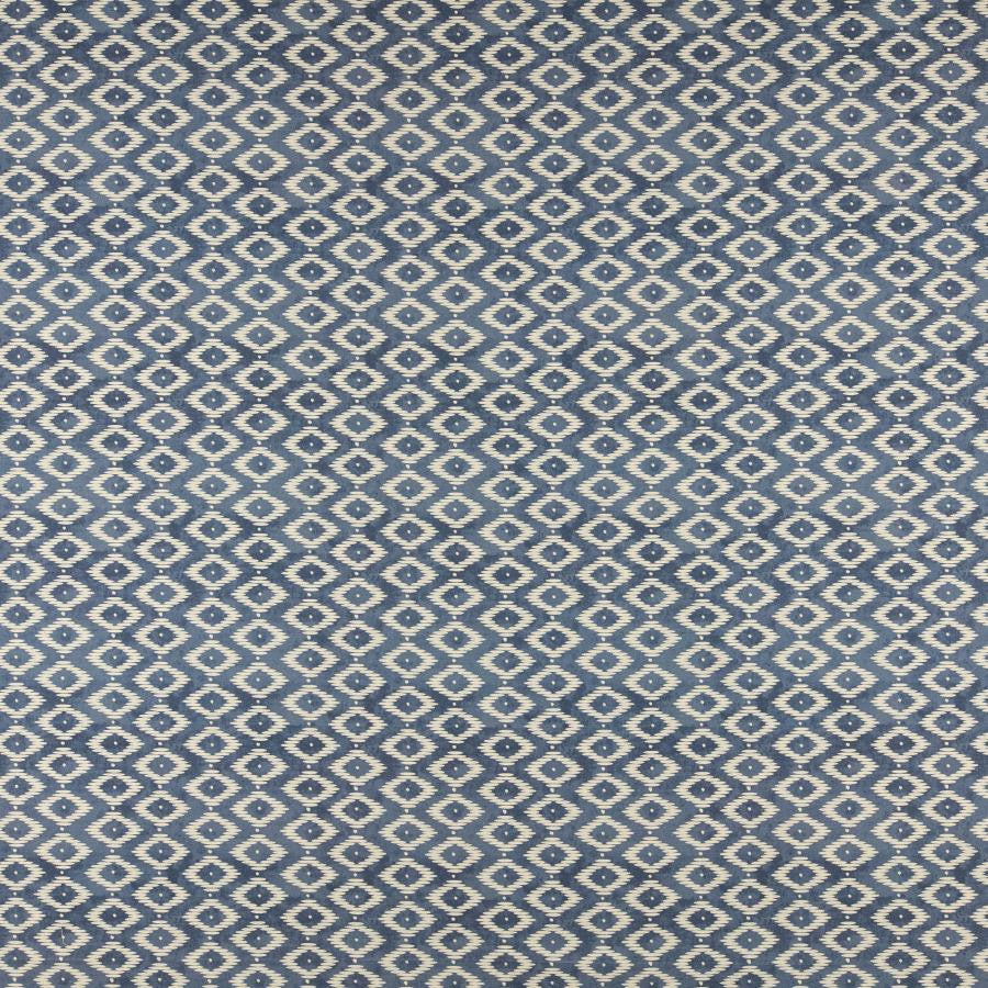 Kodi # 559 Blue by Maxwell Designer Fabric Print Gallery Iii 85% COTTON
15% LINEN SPAIN V-6.9" H-3.9" 55" - Swanky Fabrics -