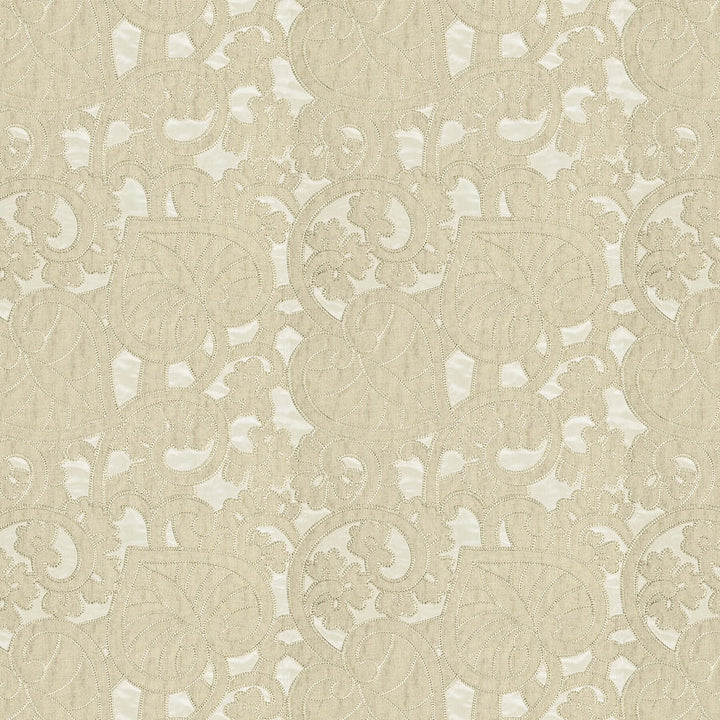 Kabuki 2 Flax by Stout Designer Fabric RAINBOW LIBRARY MUSHROOM/TAUPE 100%POL %BEMB INDIA MARTINDALE WEAR TEST (15 000 CIRCULAR RUBS) Horizontal: 12.5 and Vertical: 12.375 49 in - Swanky Fabrics -