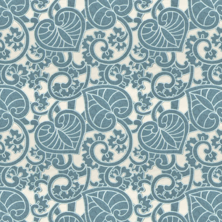 Kabuki 3 Denim by Stout Designer Fabric RAINBOW LIBRARY OCEAN/FEDERAL 100%POL %BEMB INDIA MARTINDALE WEAR TEST (15 000 CIRCULAR RUBS) Horizontal: 12.5 and Vertical: 12.375 49 in - Swanky Fabrics -