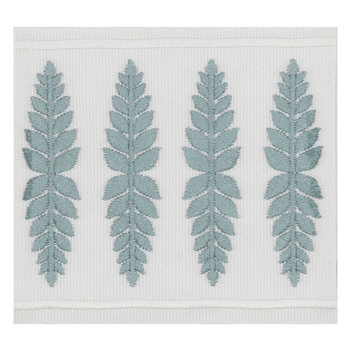 Kailua Tape 1 Aqua by Stout Designer Trim SMALL WONDERS TRIM 100%POL CHINA Horizontal: 1.000 and Vertical: 0.000 3.5 in - Swanky Fabrics -
