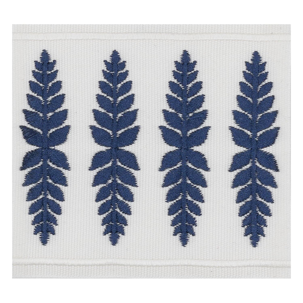 Kailua Tape 4 Navy by Stout Designer Trim SMALL WONDERS TRIM 100%POL CHINA Horizontal: 1.000 and Vertical: 0.000 3.5 in - Swanky Fabrics -