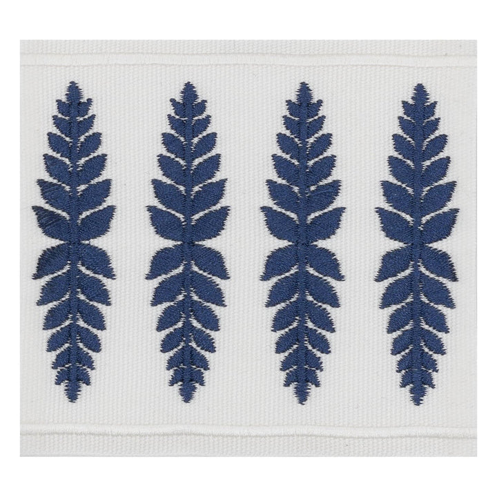 Kailua Tape 4 Navy by Stout Designer Trim SMALL WONDERS TRIM 100%POL CHINA Horizontal: 1.000 and Vertical: 0.000 3.5 in - Swanky Fabrics -