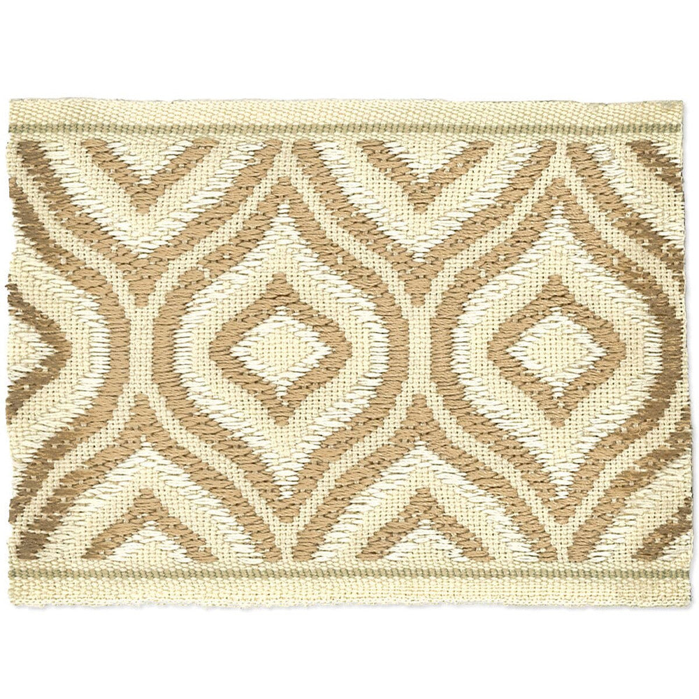 Kaleidoscope 2 Biscuit by Stout Designer Trim HARMONY TRIM 57%SVI 43%POL CHINA </p><p>Repeat: 0 3 in - Swanky Fabrics -