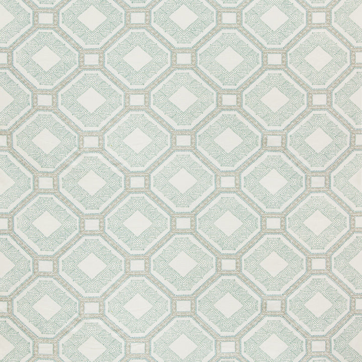 Kalkudah Mineral by Kravet Basics Designer Fabric CEYLON COTTON - 63%;LINEN - 27%;SPUN POLYESTER - 10% India MEDIUM Horizontal: 12.5 and Vertical: 11.375 50 - Swanky Fabrics -