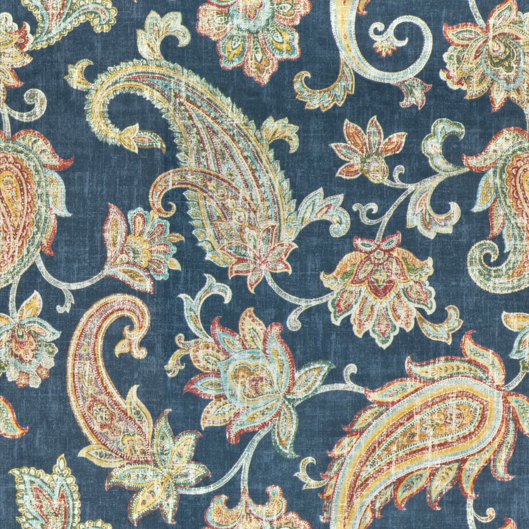 Stout Fabric Kandinsky 1 Royal 3 Yards