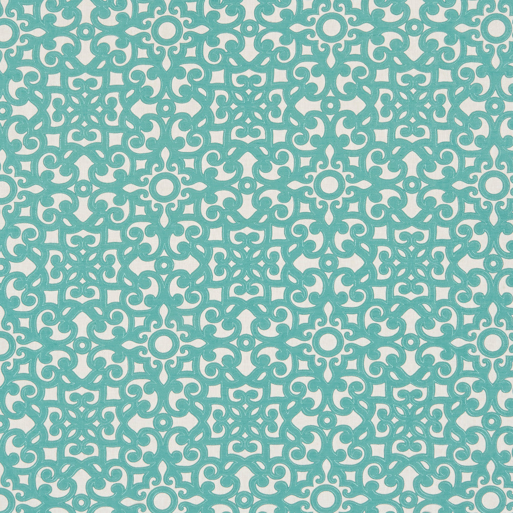 Kanduri 64J8211 by JF Designer Fabric Felicity 70% Polyester, 30% Cotton India Horizontal: 9.75 and Vertical: 9.25 54 - Swanky Fabrics -
