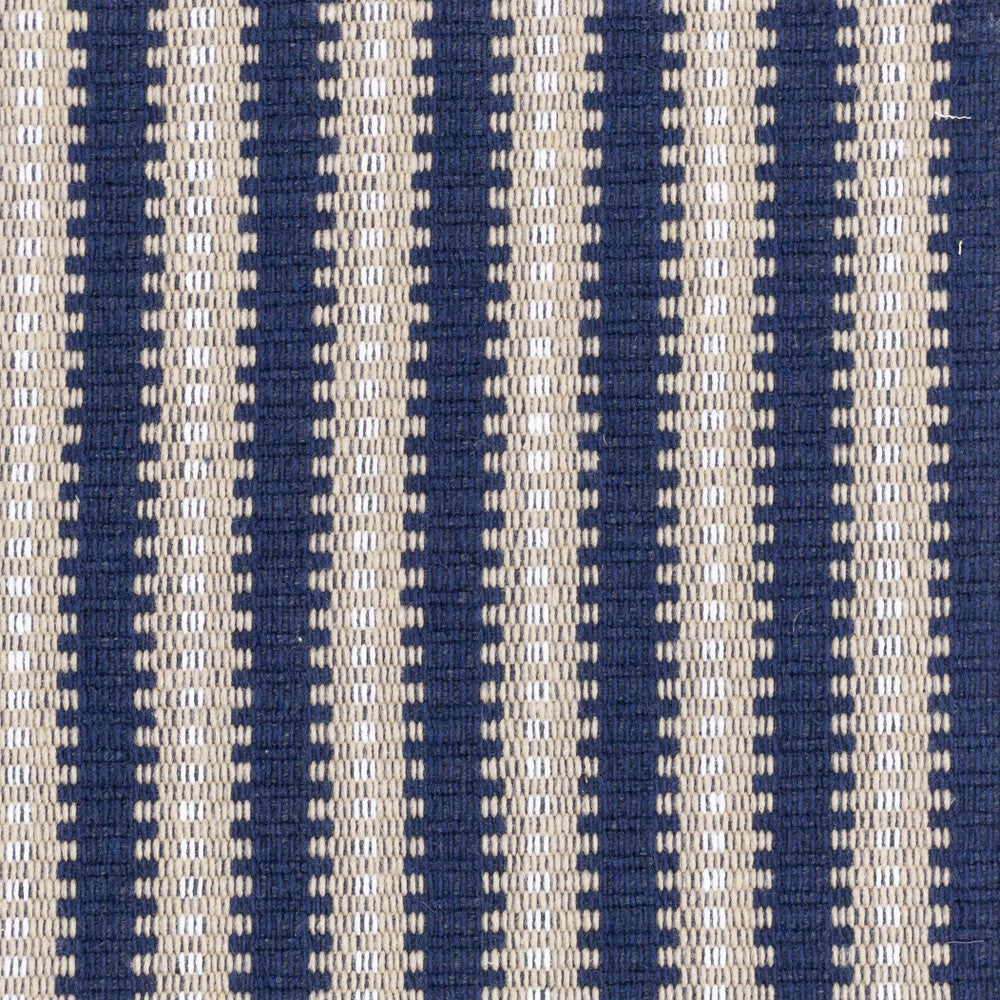 Kapoc 2 Pacific by Stout Designer Fabric JUST STRIPES BLUE/SPRING 60%COT 40%POL USA Horizontal: 0.125 and Vertical: 1.000 54.5 in - Swanky Fabrics -