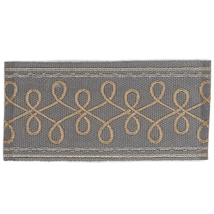 Katherine 2 Pewter by Stout Trim Stout Trim Katherine 2 PewterTrim ACCENTS TAPES & BORDERS CHINA </p><p>Repeat: H: 1.000, V: 0.000 2 in - Fabric Carolina -