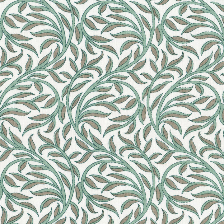Kavan 4 Seaglass by Aoc Fabric Aoc Fabric Kavan 4 SeaglassFabric THE ART OF COLOR WELL KEPT SECRET 54%LIN 46%COT INDIA </p><p>Repeat: H: 7.875, V: 3.750 54 in - Fabric Carolina -