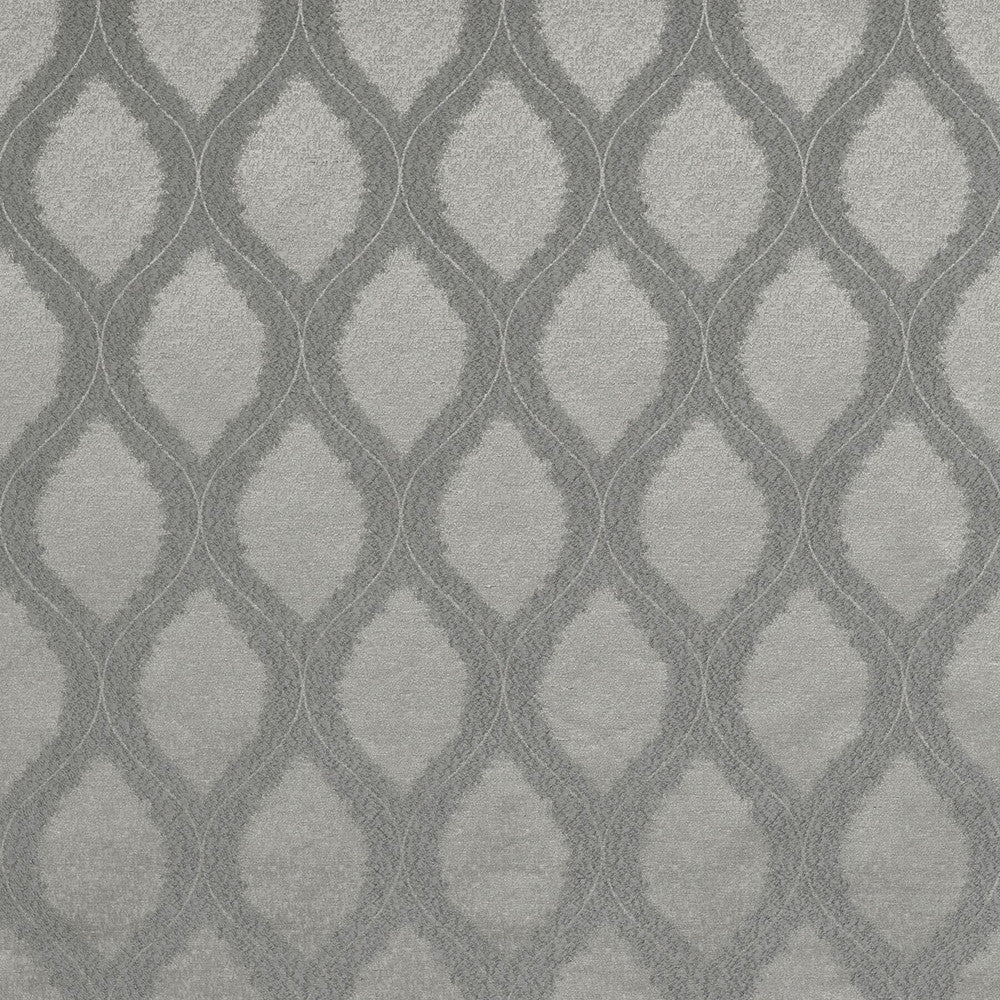Kayes 1 Pewter by Marcus William Designer Fabric KAI/MARCUS WILLIAM IMELDA 71%POL 29%LIN INDIA Horizontal: 13.375 and Vertical: 11 52 in - Swanky Fabrics -