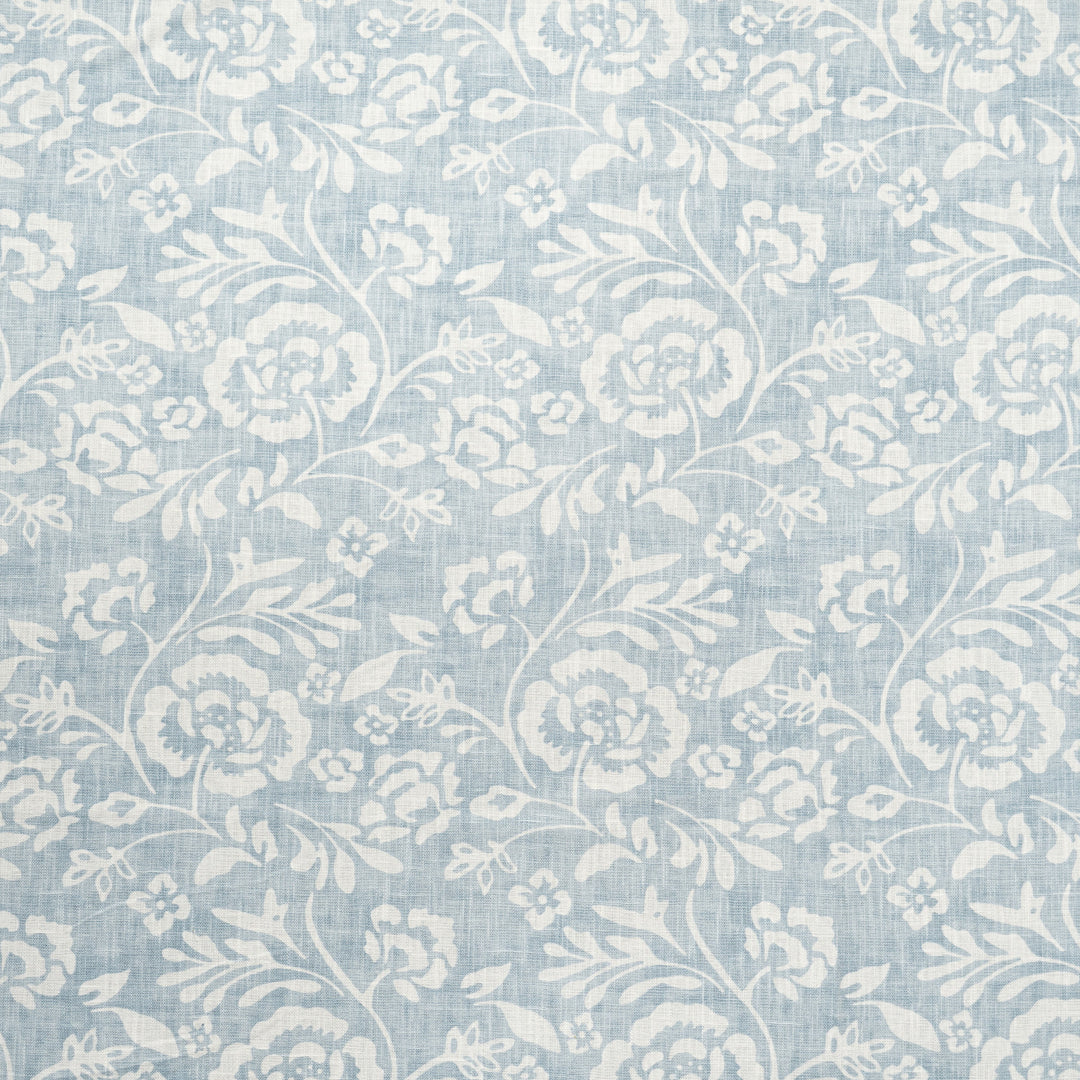 Kimberly # 545 Sky by Maxwell Designer Fabric Color Theory-Vol. X Twilight 65% COTTON 35% POLYESTER INDIA V-11.8" H-13" 54" - Swanky Fabrics -