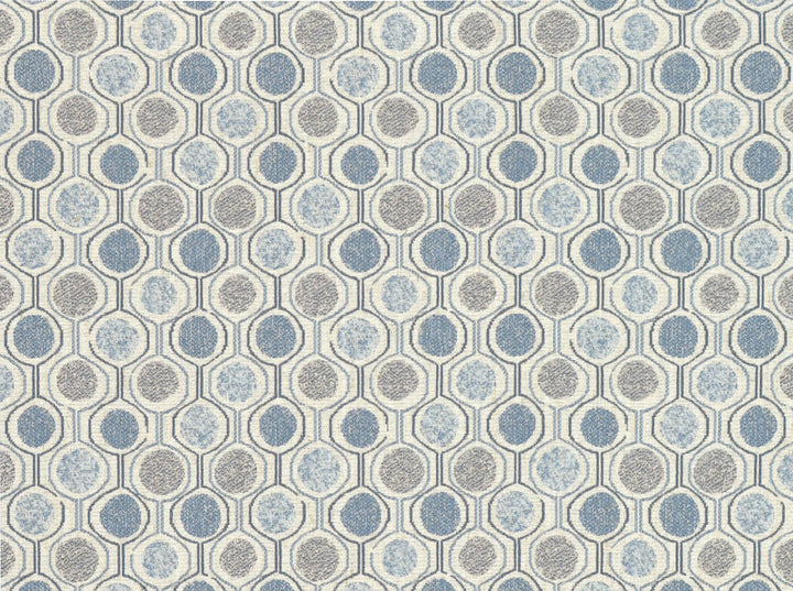 Kenwood Smokey Blue 57 by Covington Designer Fabric 85%POLYESTER 10%RAYON 5%LINEN China 21000 Horizontal: 4.5 and Vertical: 4.75 56 - Swanky Fabrics -