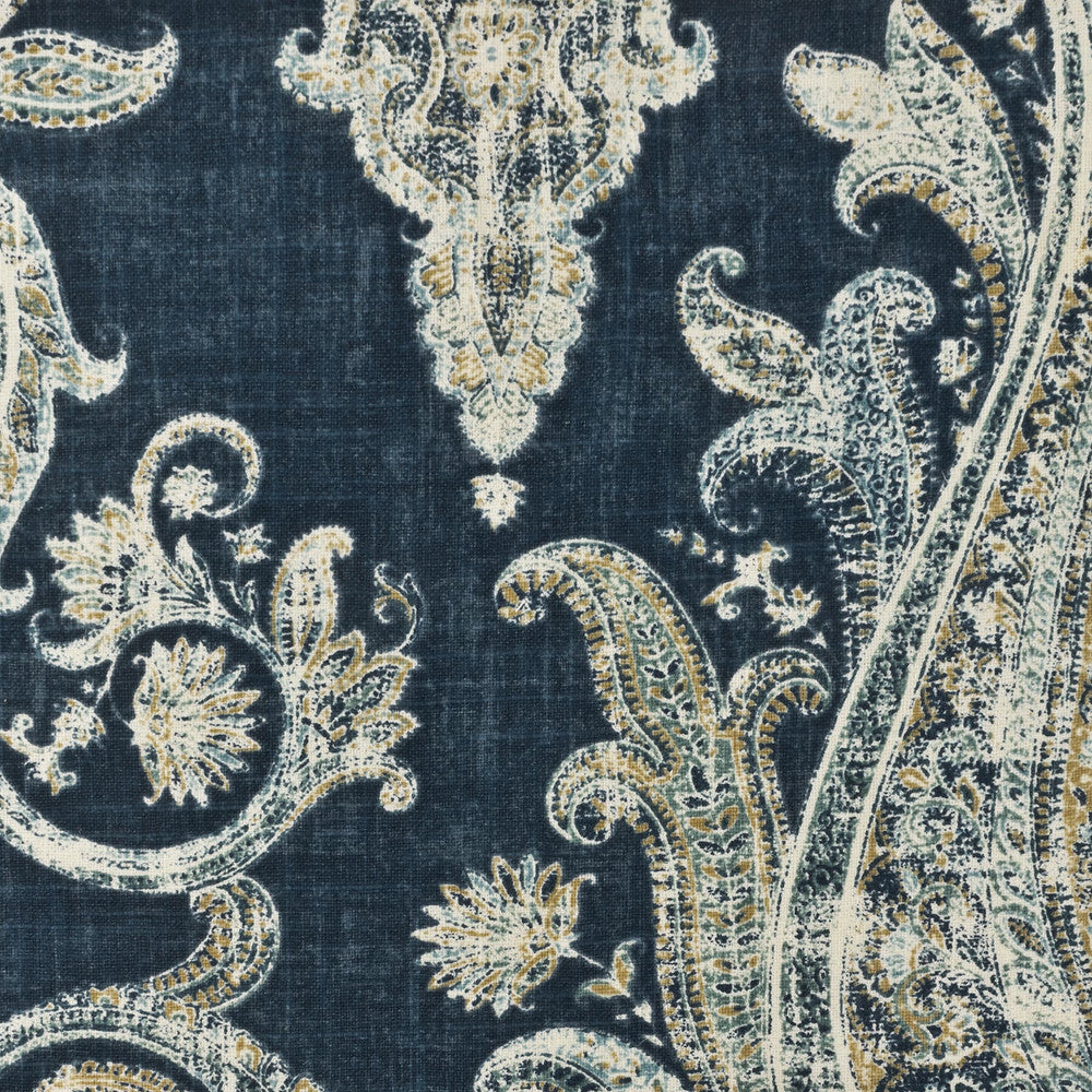 Kiko 1 Pacific by Stout Designer Fabric COMFORTABLE LIVING BREEZE/INDIGO 55%LIN 45%SVI USA FLAME RETARDANT-U.F.A.C. CLASS 1 CATB 117-2013 WYZENBEEK 18 000 DOUBLE RUB WEAR TEST (HEAVY DUTY) </p><p>Repeat: 25.25 54 in - Swanky Fabrics -