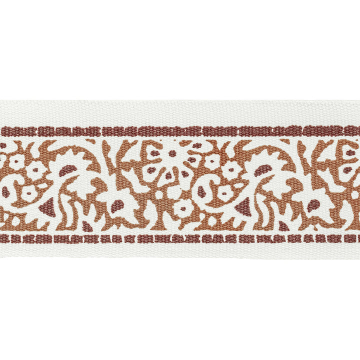 Kinsey Tape 6 Rouge by Stout Designer Trim NATURAL BEAUTY TRIM 100%COT INDIA PERFORMANCE RATED FABRIC FLAME RETARDANT-U.F.A.C. CLASS 1 WYZENBEEK 30 000 DOUBLE RUB WEAR TEST (HEAVY DUTY) Horizontal: 2.500 and Vertical: 3.125 2.5 in - Swanky Fabrics -
