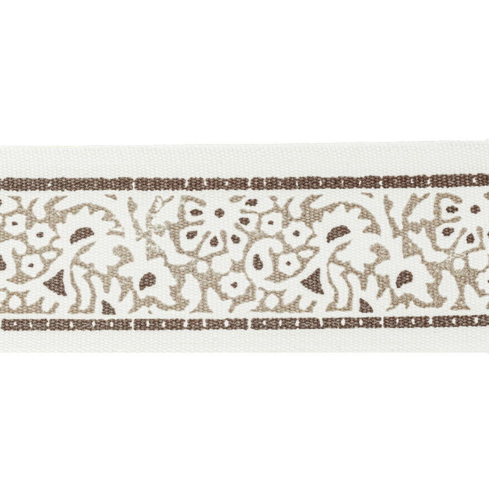 Kinsey Tape 7 Toffee by Stout Designer Trim NATURAL BEAUTY TRIM 100%COT INDIA MARTINDALE WEAR TEST (25 000 CIRCULAR RUBS) Horizontal: 2.500 and Vertical: 3.125 2.5 in - Swanky Fabrics -