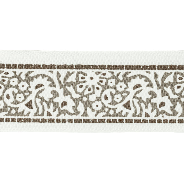 Kinsey Tape 8 Walnut by Stout Designer Trim NATURAL BEAUTY TRIM 100%COT INDIA MARTINDALE WEAR TEST (25 000 CIRCULAR RUBS) Horizontal: 2.500 and Vertical: 3.125 2.5 in - Swanky Fabrics -
