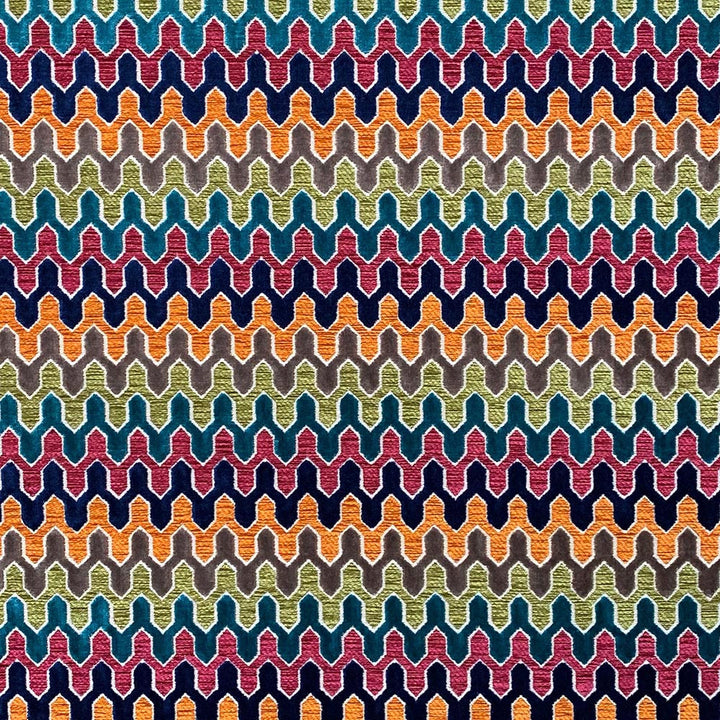 Kirkwall Fiesta by Magnolia Designer Fabric See sample 58 Polyester 27 Viscose 15 Cotton INDIA 60,000 </p><p>Repeat: Horizontal: 1.50 and Vertical: 5.25 54" - Swanky Fabrics -
