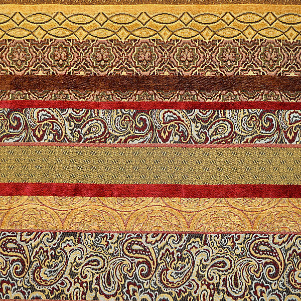 Cortona/Jewel 5200-001 by Old World Weavers Designer Fabric SCALAMANDRE WAREHOUSE 73% RAYON 27% POLYESTER CHINA MEDIUM DUTY Horizontal: 17.75" and Vertical: 7" 56" - Swanky Fabrics -