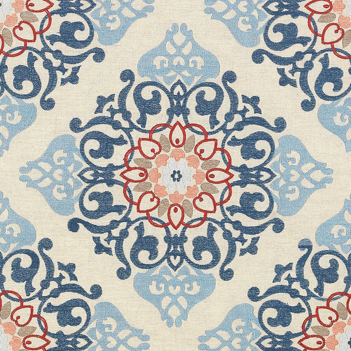Kodiak 1 Harbor by Stout Designer Fabric EMBROIDERY IV 60%LIN 40%COT %REMB INDIA </p><p>Repeat: 15.75 51 in - Swanky Fabrics -