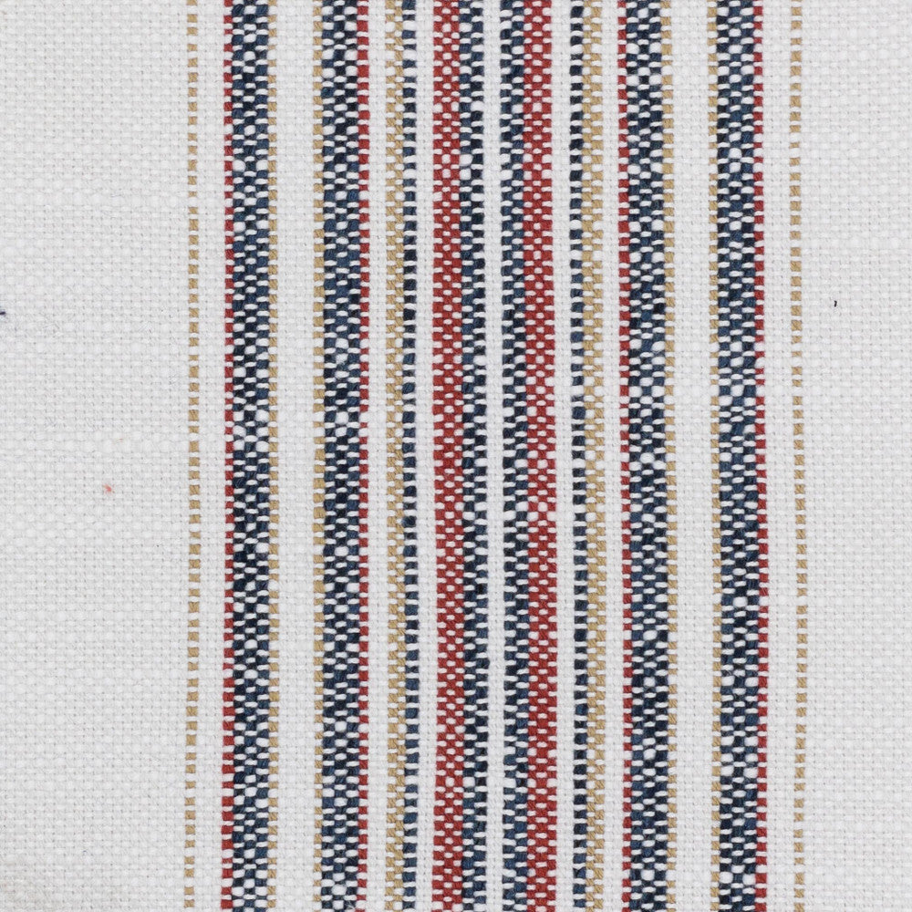 Kokomo 4 Americana by Stout Fabric Stout Fabric Kokomo 4 AmericanaFabric JUST STRIPES BLUE/SPRING 91%POL 9%NOL USA </p><p>Repeat: H: 0.125, V: 8.250 56 in - Fabric Carolina -