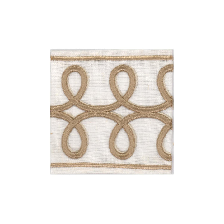 Kooky Tape 1 Caramel by Marcus William Trim Marcus William Trim Kooky Tape 1 CaramelTrim PERSUASIONS TRIM 100%POL %VEMB INDIA </p><p>Repeat: H: 1.250, V: 0.000 3.25 in - Fabric Carolina -