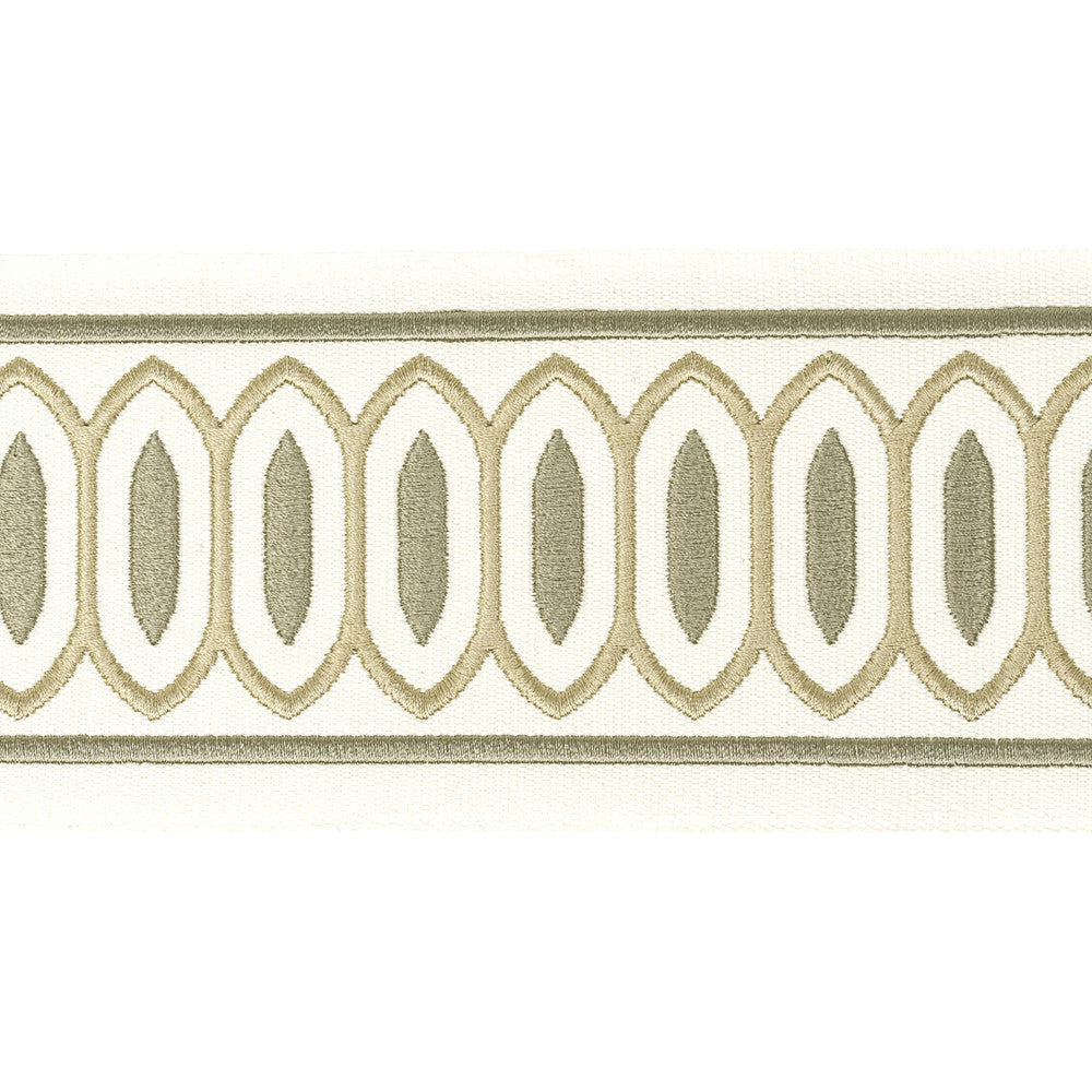 Kragon Tape 8 Sandstone by Stout Trim Stout Trim Kragon Tape 8 SandstoneTrim STITCHED UP TRIM 100%COT %BEMB INDIA </p><p>Repeat: H: 4.000, V: 1.000 4 in - Fabric Carolina -
