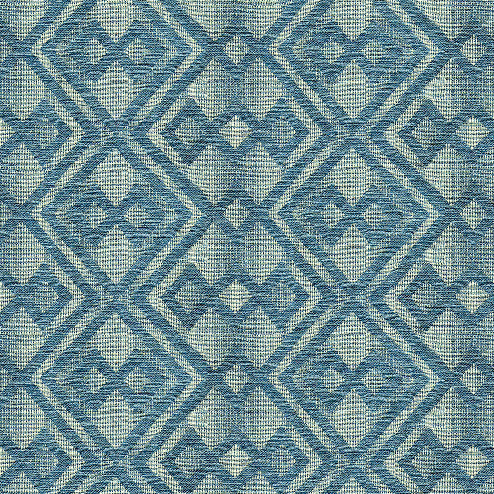 Wesley 34 Turquoise by ABBEYSHEA Designer Fabric N/A 100% Polyester China 95,000 Double Rubs </p><p>Repeat: Horizontal: and Vertical: 54" (137 cm) - Swanky Fabrics -
