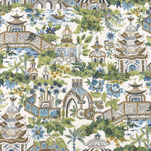 Kyoto Bluegreen by Magnolia Designer Fabric