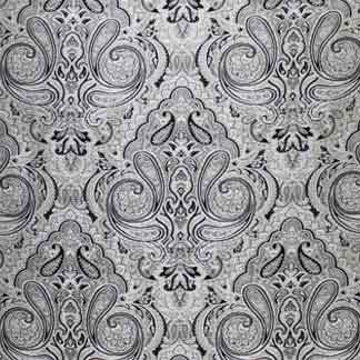 Keirland Coal 3727211014 by Carole Designer Fabric Exclusive Timeless Chic 100% Polyester CHINA H: 19-1/2"V, 15"H 54" Minimum (See sample for specifics) - Swanky Fabrics- Carole Exclusive