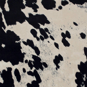 Kingdom Appaloosa Black/Cream by Europatex Designer Fabric