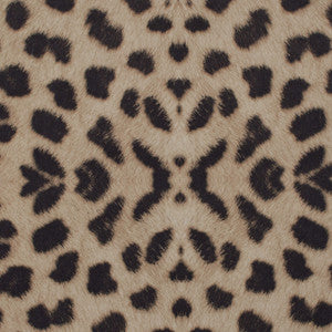 Kingdom Serval Black/Tan by Europatex Designer Fabric