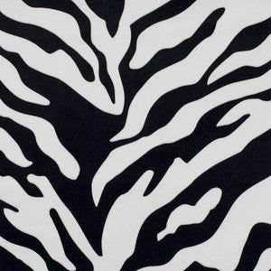Kingdom Zebra Black/White by Europatex Designer Fabric