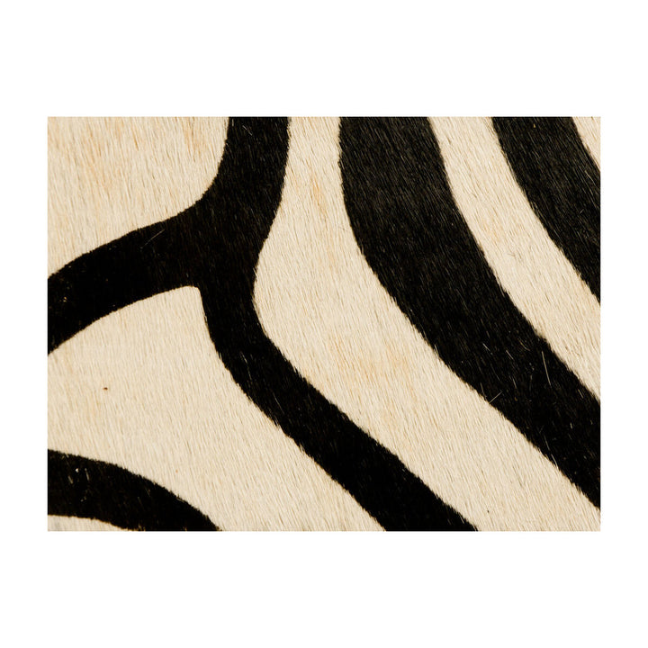 Painted Zebra Natural by Kravet Couture Designer Fabric LEATHER - 100% Italy LIGHT Horizontal: 0 and Vertical: 0 - Swanky Fabrics -