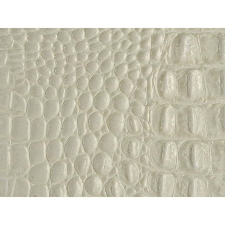 Gator Vapor by Kravet Couture Designer Fabric MODERN LUXE LEATHER - 100% United States Horizontal: 13 and Vertical: 23 - Swanky Fabrics -