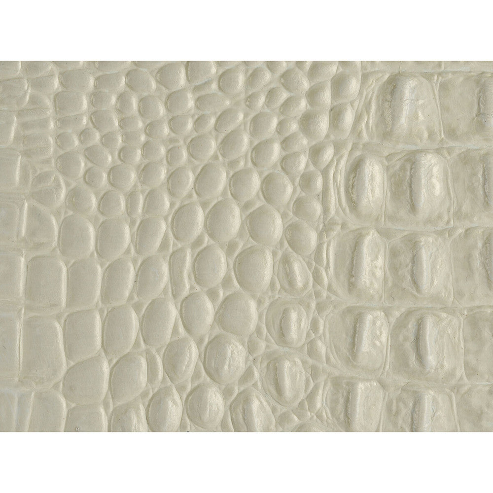 Gator Vapor by Kravet Couture Designer Fabric MODERN LUXE LEATHER - 100% United States - Horizontal: 13 and Vertical: 23 - - Swanky Fabrics -