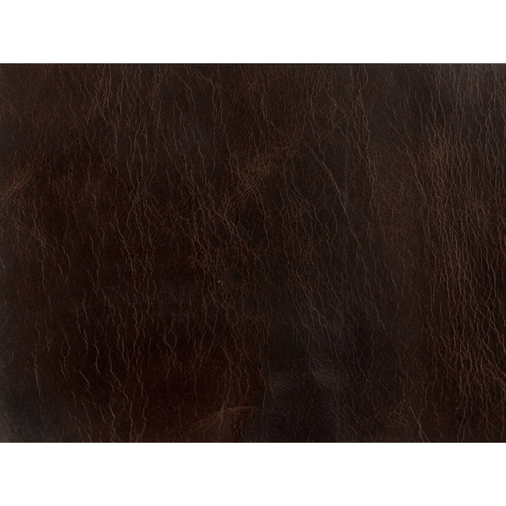 L-Haute-Espresso by Kravet Couture Designer Fabric - LEATHER - 100% Italy - Horizontal: - and Vertical: - - - Swanky Fabrics -