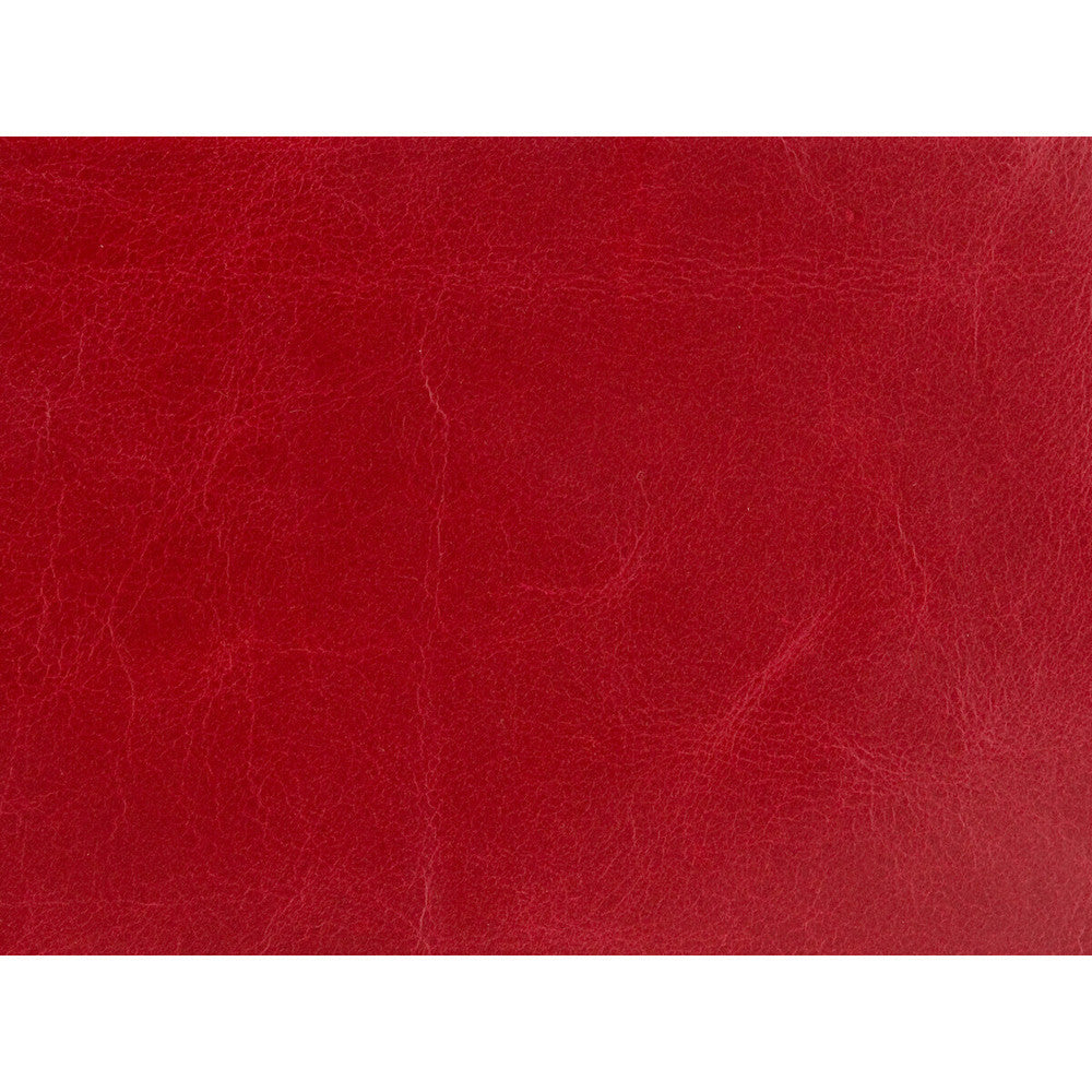L-Haute-Red by Kravet Couture Designer Fabric LEATHER - 100% Italy Horizontal: and Vertical: - Swanky Fabrics -
