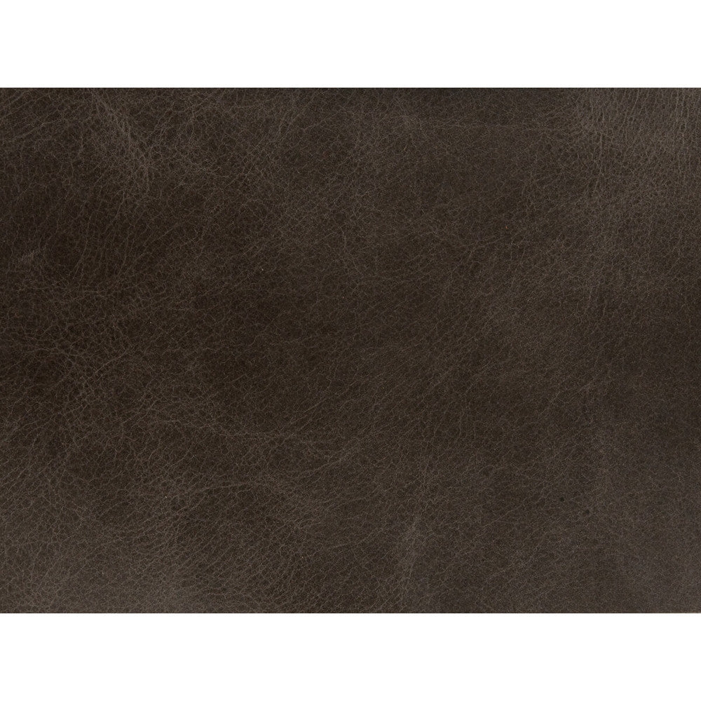 L-Haute-Smoke by Kravet Couture Designer Fabric NOMAD CHIC LEATHER - 100% Italy - Horizontal: - and Vertical: - - - Swanky Fabrics -