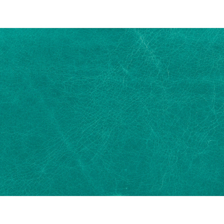 L-Haute-Turquoise by Kravet Couture Designer Fabric LEATHER - 100% Italy Horizontal: and Vertical: - Swanky Fabrics -
