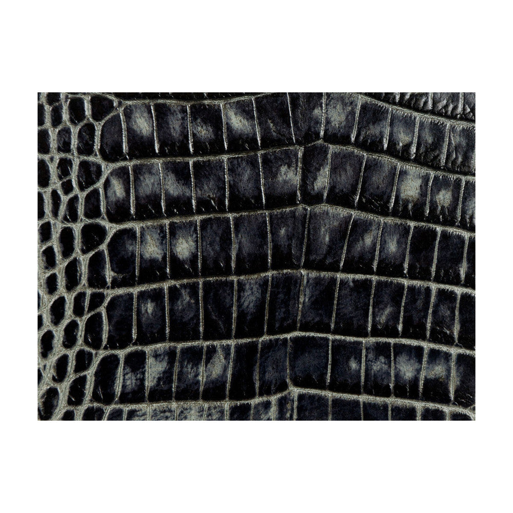 L-Madrid-Flint by Kravet Couture Designer Fabric LEATHER - 100% Brazil Horizontal: and Vertical: - Swanky Fabrics -