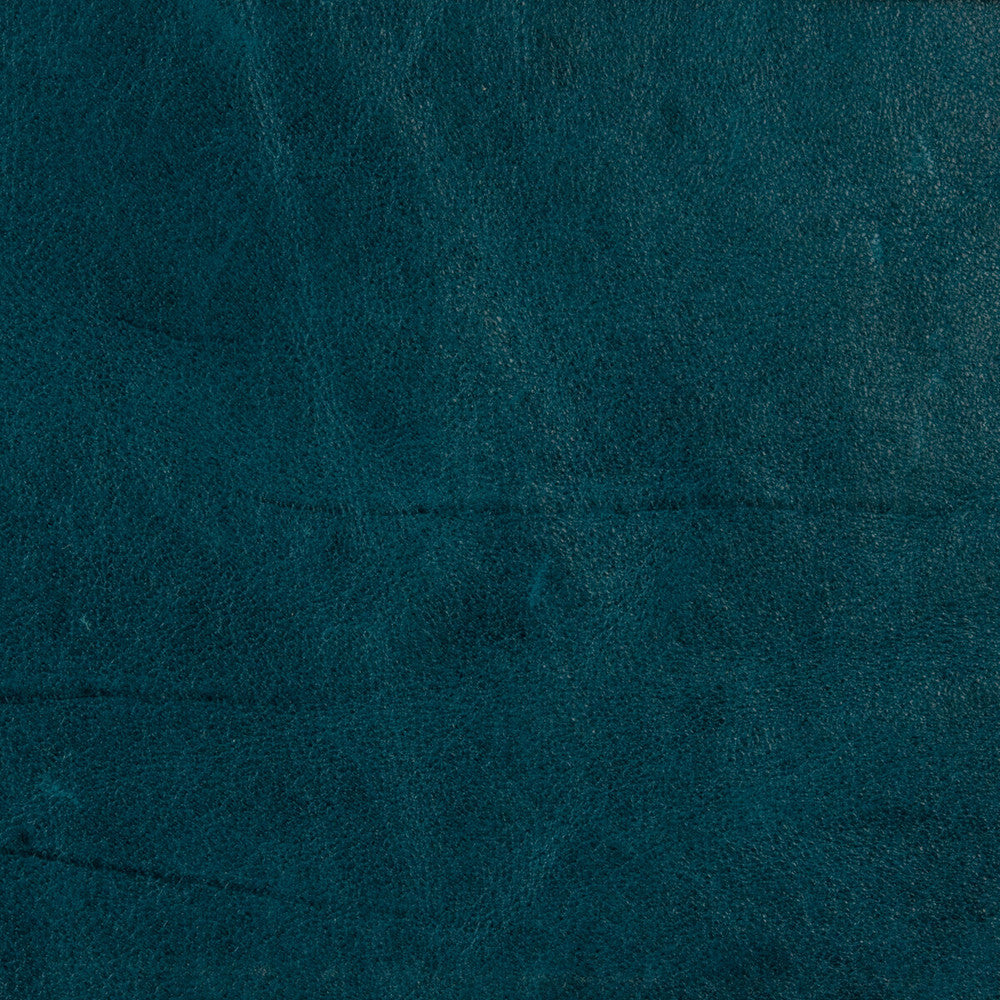 L-Utah Peacock by Kravet Design Designer Fabric - LEATHER - 100% Italy - Horizontal: - and Vertical: - - - Swanky Fabrics -