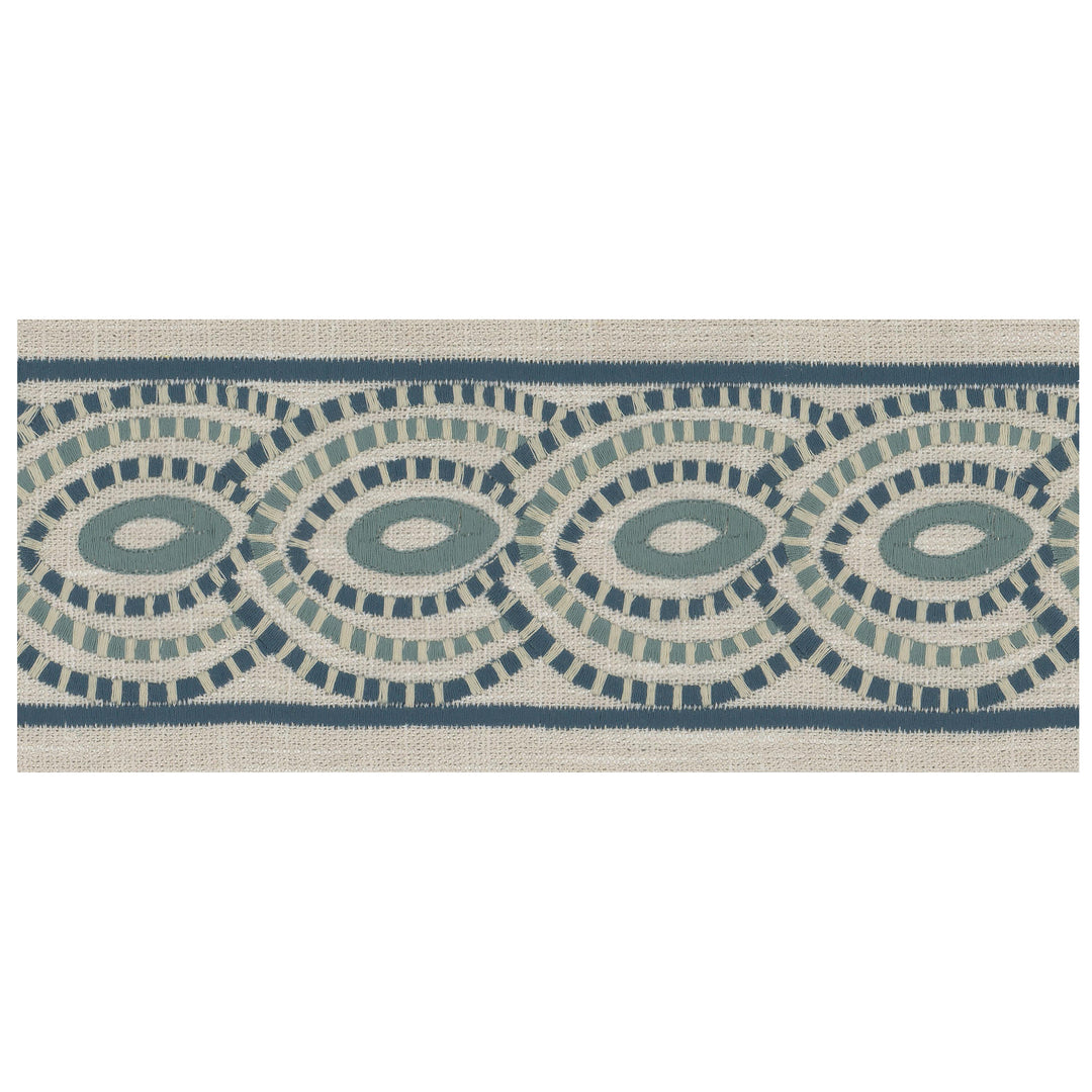 Lago 2 Chambray by Stout Designer Trim Lago 2 Chambray by Stout Trim UNCOMMON THREADS TRIM 75%COT 25%POL %PEMB India Horizontal: 2.5 and Vertical: 0 4.37 in - Fabric Carolina -