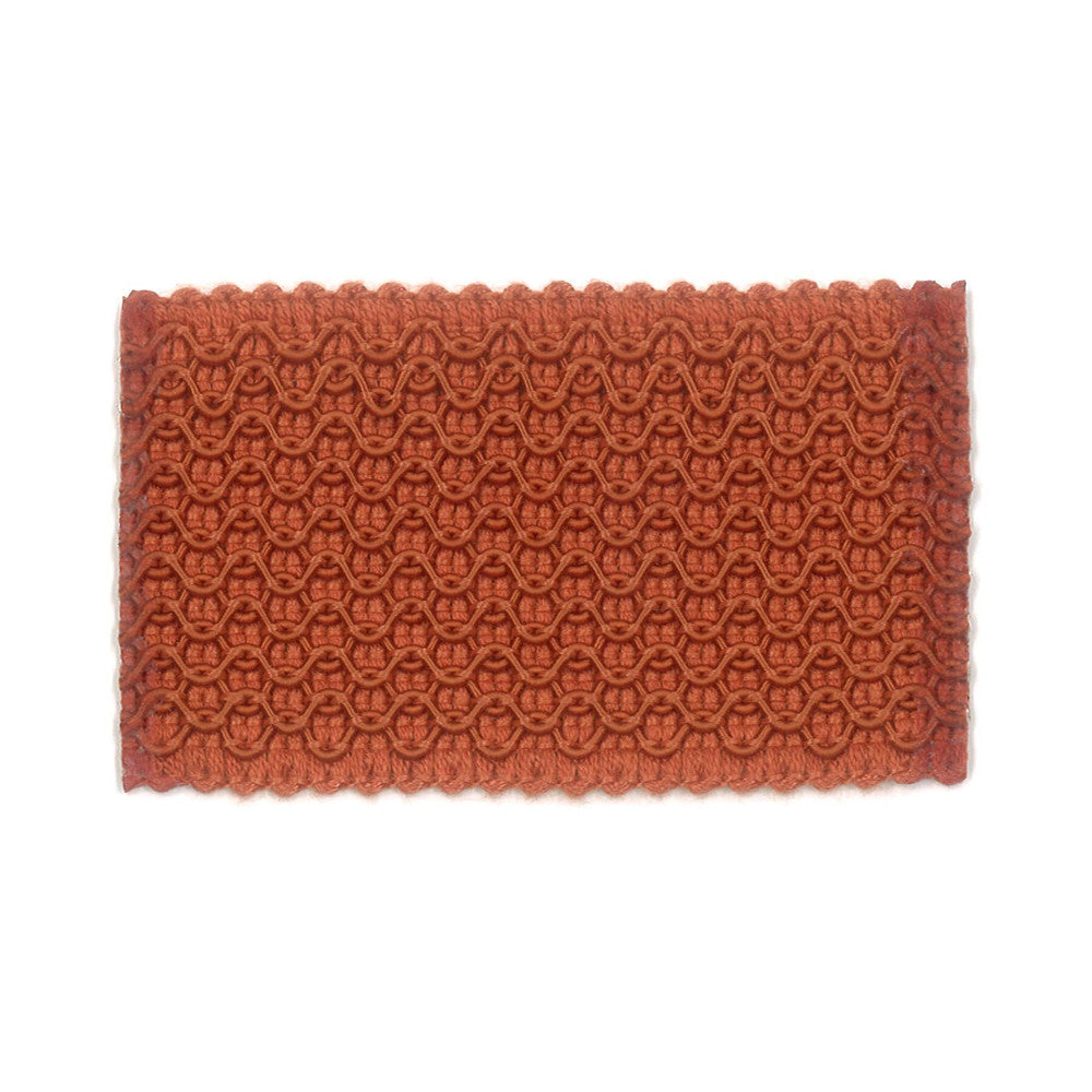 Laminia 5 Tigerlily by Stout Designer Trim New World Trim Volume Ii 60% Spun Viscose 16% Polyester 15% Cotton 9% Nylon CHINA Horizontal: 0 and Vertical: 0 2.13 in - Swanky Fabrics -