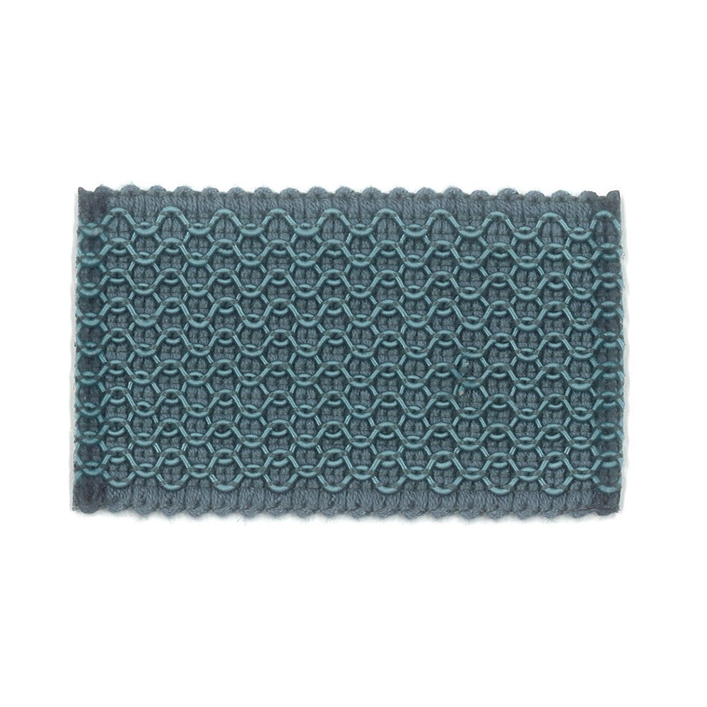 Laminia 7 Lake by Stout Designer Trim NEW WORLD TRIM VOLUME II 60%SVI 16%POL 15%COT 9%NYL CHINA Horizontal: 0.000 and Vertical: 0.000 2.13 in - Swanky Fabrics -