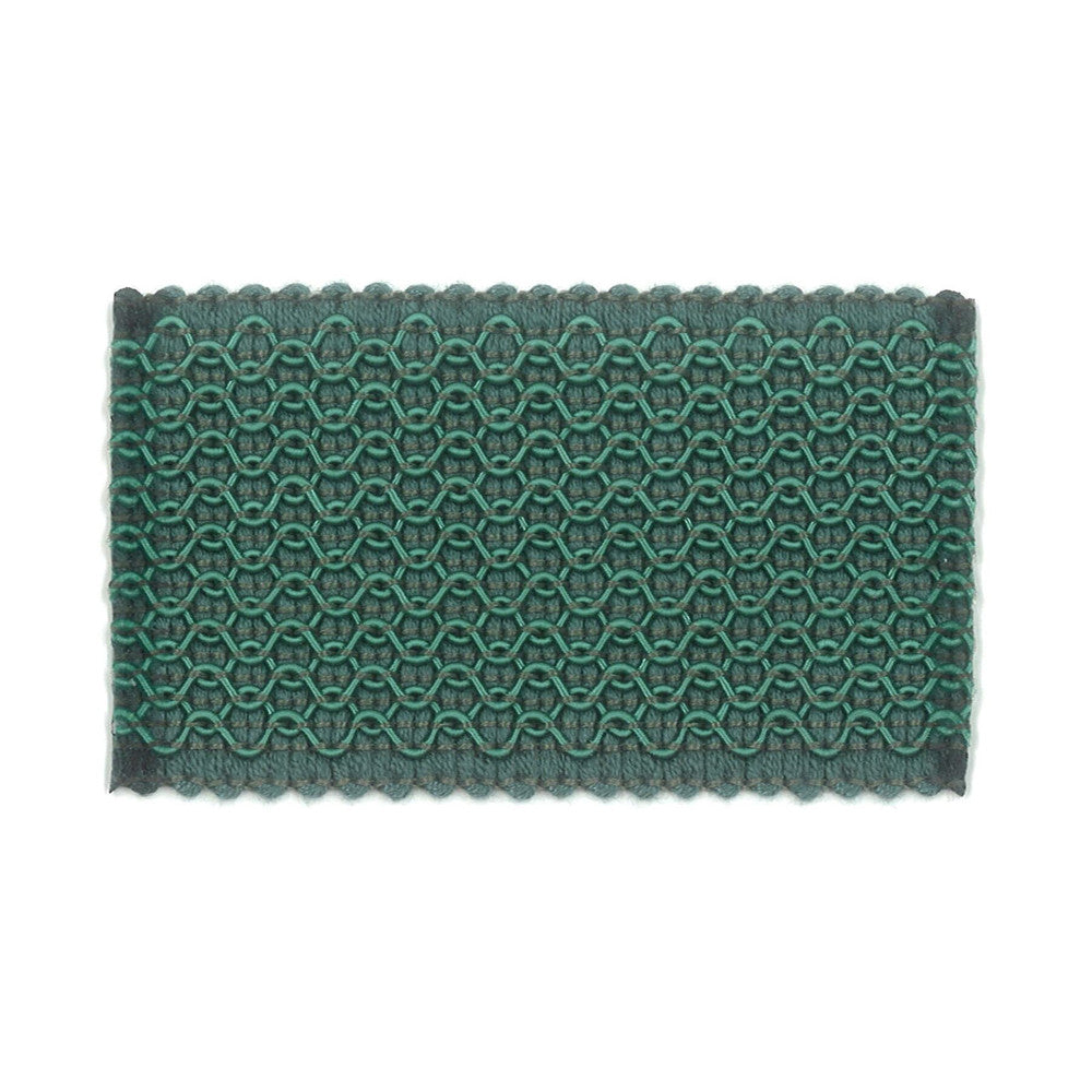 Laminia 9 Lagoon by Stout Designer Trim NEW WORLD TRIM VOLUME II 60%SVI 16%POL 15%COT 9%NYL CHINA </p><p>Repeat: 0 2.13 in - Swanky Fabrics -