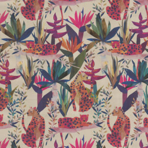 Landau Violet by Norbar Designer Fabric SUNTASTIC 100% ACRYLIC ITALY 20 3/4"V 13 7/8"H 63 - Swanky Fabrics -