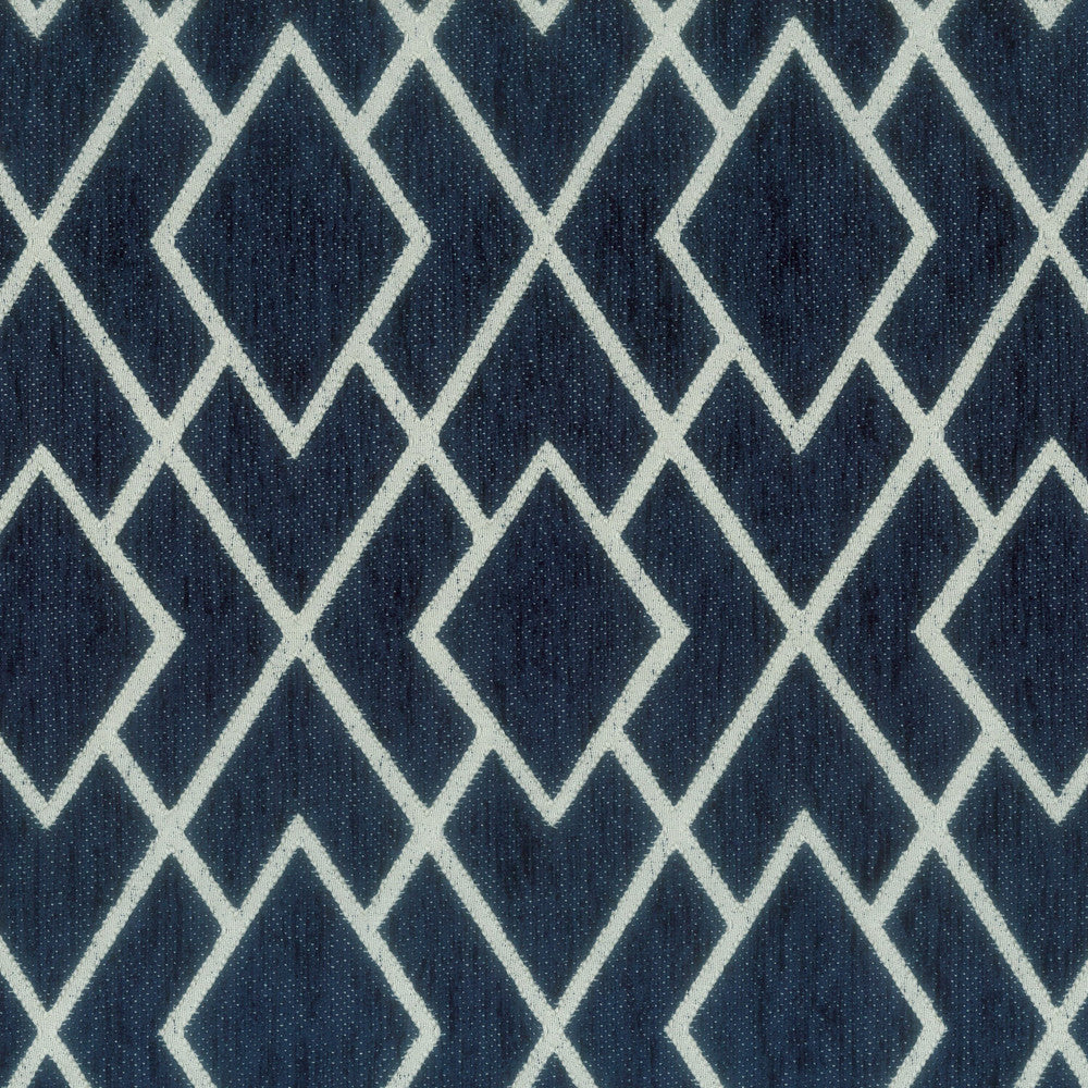 Langdale 1 Sapphire by Stout Designer Fabric LIVING IS EASY CHAMBRAY/NAVY 100%POL CHINA WYZENBEEK 100 000 DOUBLE RUB WEAR TEST (HEAVY DUTY) CATB 117-2013 Horizontal: 7.500 and Vertical: 5.000 57 in - Swanky Fabrics -