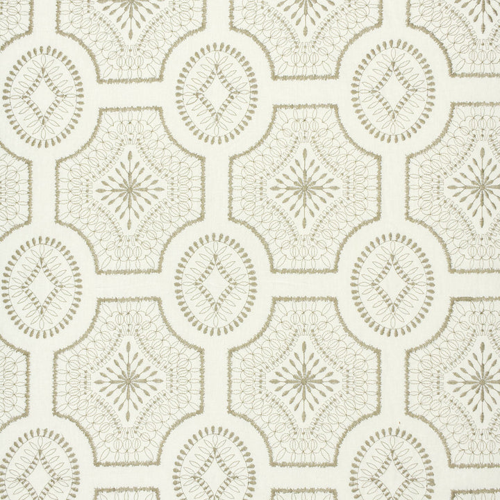 Lapointe 1 Beige by Stout Designer Fabric COLOR MY WINDOW MARBLE/FLAX 64%POL 36%COT %PEMB INDIA Horizontal: 8.750 and Vertical: 8.750 51 in - Swanky Fabrics -